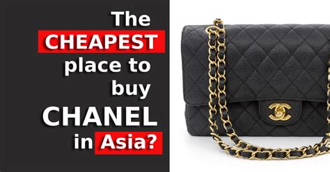 cheapest place to buy chanel.